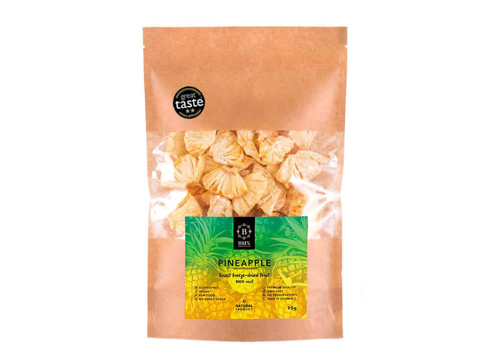 Brix Exotic Fruits Freeze Fried Pineapple 95g